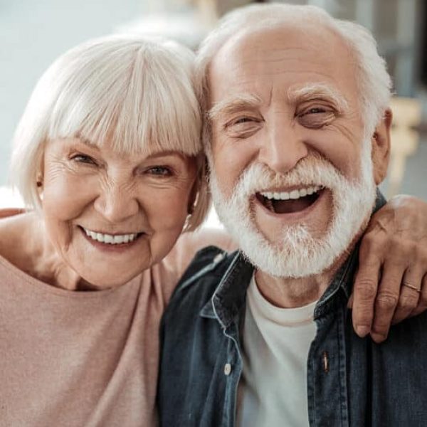 Elderly,Couple.,Joyful,Nice,Elderly,Couple,Smiling,While,Being,In