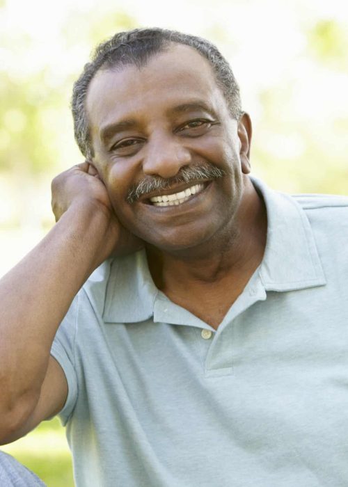 Senior,African,American,Man,In,Park